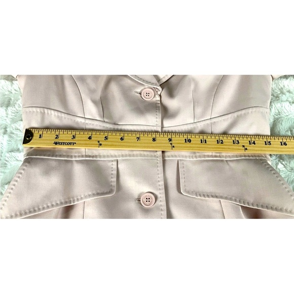 Anne Klein Women’s Size 4 Blush 2 Piece Skirt Suit Mock Pockets Business Career - Picture 11 of 15
